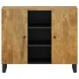 Aparador con 2 puertas madera maciza de mango 90x33x75 cm by , Sideboards - Ref: Foro24-352928, Price: 200,17 €, Discount: %