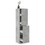 Armario botiquín madera ingeniería gris hormigón 40x41x144,5 cm by , Lockers and storage cabinets - Ref: Foro24-3309648, Pric...