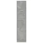 Armario botiquín madera ingeniería gris hormigón 40x41x144,5 cm by , Lockers and storage cabinets - Ref: Foro24-3309648, Pric...