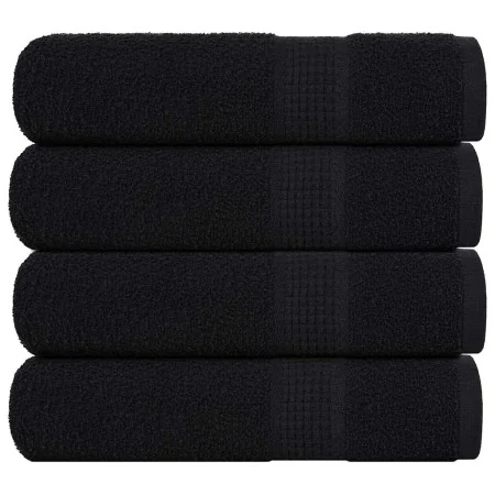 Toallas de ducha 4 uds 100% algodón negro 70x140 cm 360 gsm de , Toallas - Ref: Foro24-136954, Precio: 35,30 €, Descuento: %