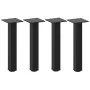 Patas para mesa de centro 4 uds acero negro 42-44 cm by , Table legs - Ref: Foro24-4012452, Price: 49,94 €, Discount: %