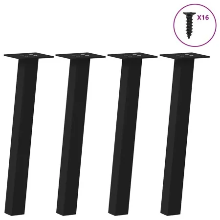 Patas para mesa de centro 4 uds acero negro 30 cm von , Tischbeine - Ref: Foro24-4012484, Preis: 36,22 €, Rabatt: %