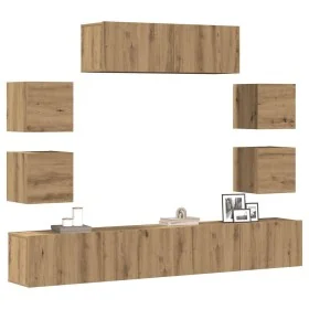 Mueble para TV de pared madera contrachapada artesanal 7 piezas von , TV-Möbel - Ref: Foro24-3329016, Preis: 275,49 €, Rabatt: %