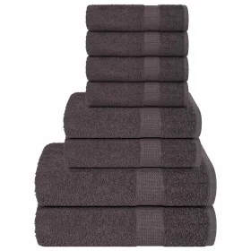 Juego de toallas 8 piezas 100% algodón antracita 360 gsm von , Toallas de baño y manoplas - Ref: Foro24-137062, Preis: 32,80 ...