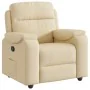Sillón reclinable de tela crema de , Sillones - Ref: Foro24-4015688, Precio: 187,70 €, Descuento: %