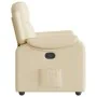 Sillón reclinable de tela crema de , Sillones - Ref: Foro24-4015688, Precio: 187,70 €, Descuento: %