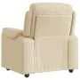 Sillón reclinable de tela crema de , Sillones - Ref: Foro24-4015688, Precio: 187,70 €, Descuento: %
