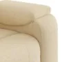 Sillón reclinable de tela crema de , Sillones - Ref: Foro24-4015688, Precio: 187,70 €, Descuento: %