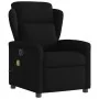Sillón reclinable de masaje eléctrico tela negro de , Sillones - Ref: Foro24-3303126, Precio: 255,46 €, Descuento: %