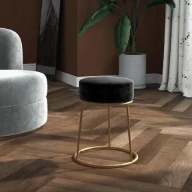 Hocker redondo negro terciopelo von , Klapphocker und Stühle - Ref: Foro24-340260, Preis: 42,48 €, Rabatt: %