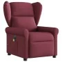 Sillón de masaje reclinable eléctrico tela rojo tinto de , Sillones - Ref: Foro24-3303367, Precio: 259,69 €, Descuento: %