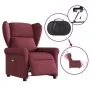 Sillón de masaje reclinable eléctrico tela rojo tinto de , Sillones - Ref: Foro24-3303367, Precio: 259,69 €, Descuento: %