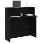 Mostrador de recepción negro 100x50x103,5 cm madera ingeniería von , Schreibtische - Ref: Foro24-859025, Preis: 128,60 €, Rab...