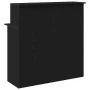 Mostrador de recepción negro 100x50x103,5 cm madera ingeniería von , Schreibtische - Ref: Foro24-859025, Preis: 128,60 €, Rab...