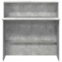 Mostrador de recepción gris hormigón 100x50x103,5 cm by , Desks - Ref: Foro24-859027, Price: 114,22 €, Discount: %