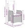 Set de mesa y sillas jardín 7 pzas con cojines ratán PE marrón de , Conjuntos de jardín - Ref: Foro24-3277069, Precio: 953,25...