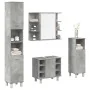 Juego muebles de baño 4 pzas madera contrachapada gris hormigón von , Badezimmermöbel - Ref: Foro24-3324850, Preis: 211,27 €,...