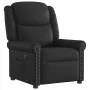 Sillón reclinable eléctrico cuero sintético negro brillante by , Armchairs - Ref: Foro24-3303414, Price: 263,05 €, Discount: %