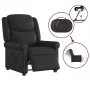 Sillón reclinable eléctrico cuero sintético negro brillante by , Armchairs - Ref: Foro24-3303414, Price: 263,05 €, Discount: %
