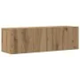 Muebles de TV de pared 3 uds madera ingeniería roble artesanal von , TV-Möbel - Ref: Foro24-3328962, Preis: 144,58 €, Rabatt: %