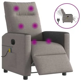 Sillón reclinable de masaje eléctrico tela gris taupe von , Sessel - Ref: Foro24-3324050, Preis: 269,64 €, Rabatt: %