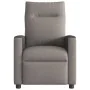 Sillón reclinable de masaje eléctrico tela gris taupe de , Sillones - Ref: Foro24-3324050, Precio: 268,90 €, Descuento: %
