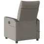 Sillón reclinable de masaje eléctrico tela gris taupe de , Sillones - Ref: Foro24-3324050, Precio: 268,90 €, Descuento: %