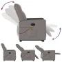 Sillón de masaje eléctrico reclinable elevable tela taupé by , Armchairs - Ref: Foro24-3324078, Price: 354,22 €, Discount: %