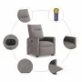 Sillón de masaje eléctrico reclinable elevable tela taupé by , Armchairs - Ref: Foro24-3324078, Price: 354,22 €, Discount: %