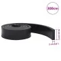 Borde de goma para quitanieves negro 300x10x2 cm by , Snowplow - Ref: Foro24-4103548, Price: 49,84 €, Discount: %