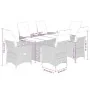 Set comedor de jardín 7 pzas con cojines ratán sintético marrón by , Garden sets - Ref: Foro24-3276776, Price: 966,78 €, Disc...