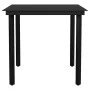 Set comedor jardín 3 pzas cojines ratán sintético vidrio negro de , Conjuntos de jardín - Ref: Foro24-3334548, Precio: 212,71...