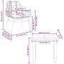 Set comedor jardín 3 pzas cojines ratán sintético vidrio negro de , Conjuntos de jardín - Ref: Foro24-3334548, Precio: 212,71...