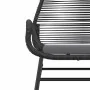 Set comedor jardín 3 pzas cojines ratán sintético vidrio negro by , Garden sets - Ref: Foro24-3334562, Price: 215,91 €, Disco...