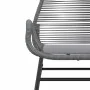 Juego comedor jardín 3 pzas cojines ratán sintético vidrio gris by , Garden sets - Ref: Foro24-3334576, Price: 204,60 €, Disc...