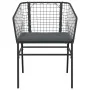 Set comedor jardín 3 pzas cojines ratán sintético vidrio negro von , Gartensets - Ref: Foro24-3334597, Preis: 178,68 €, Rabat...