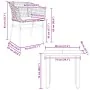 Set comedor jardín 3 pzas cojines ratán sintético vidrio negro von , Gartensets - Ref: Foro24-3334597, Preis: 178,68 €, Rabat...