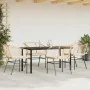 Juego de comedor jardín 5 piezas cojines ratán sintético marrón by , Garden sets - Ref: Foro24-3334607, Price: 349,71 €, Disc...