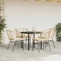 Juego de comedor jardín 5 piezas cojines ratán sintético marrón von , Gartensets - Ref: Foro24-3334605, Preis: 260,59 €, Raba...