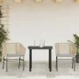 Juego de comedor jardín 3 piezas cojines ratán sintético marrón by , Garden sets - Ref: Foro24-3334618, Price: 218,79 €, Disc...