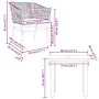 Juego de comedor jardín 3 piezas cojines ratán sintético marrón by , Garden sets - Ref: Foro24-3334618, Price: 218,79 €, Disc...