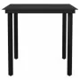 Set comedor jardín 3 pzas cojines ratán sintético vidrio negro de , Conjuntos de jardín - Ref: Foro24-3334611, Precio: 218,79...
