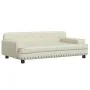 Sofá para niños de cuero sintético crema 90x53x30 cm by , Baby and Toddler Furniture - Ref: Foro24-3196288, Price: 92,60 €, D...