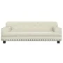 Sofá para niños de cuero sintético crema 90x53x30 cm by , Baby and Toddler Furniture - Ref: Foro24-3196288, Price: 92,60 €, D...