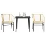 Juego de comedor jardín 3 piezas ratán sintético vidrio marrón by , Garden sets - Ref: Foro24-3334492, Price: 193,67 €, Disco...