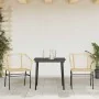 Juego de comedor jardín 3 piezas ratán sintético vidrio marrón by , Garden sets - Ref: Foro24-3334492, Price: 193,67 €, Disco...