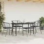 Juego de comedor jardín 5 piezas cojines ratán sintético negro de , Conjuntos de jardín - Ref: Foro24-3334501, Precio: 294,79...
