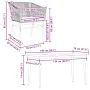 Juego de comedor jardín 5 piezas cojines ratán sintético negro by , Garden sets - Ref: Foro24-3334515, Price: 379,19 €, Disco...