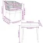 Juego de comedor jardín 3 piezas cojines ratán sintético marrón by , Garden sets - Ref: Foro24-3334520, Price: 234,34 €, Disc...