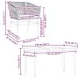 Juego comedor jardín 5 pzas cojines ratán sintético vidrio gris by , Garden sets - Ref: Foro24-3334529, Price: 429,79 €, Disc...